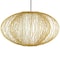 Vintiquewise Handmade Modern Round Bamboo Wicker Rattan Lamp Hanging Light Fixture, Medium QI004236.M - alternate 1